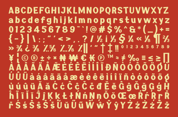 Bonk Font - Preview 6