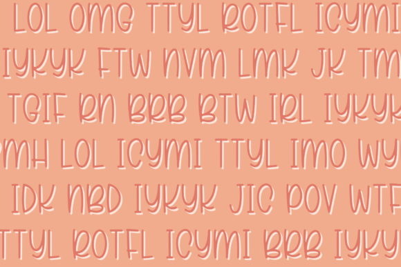 Chatterbox Font - Preview 1