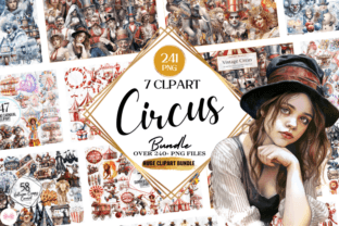 Circus Clipart Mega Bundle Graphic by Markicha Art · Creative Fabrica