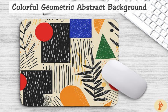 Colorful Geometric Abstract Backgrounds Bundle Bundle · Creative Fabrica