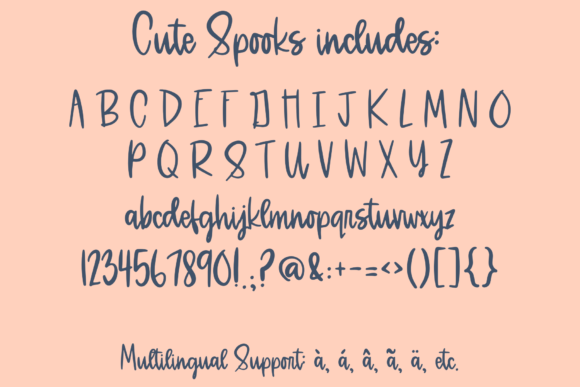Cute Spooks Font - Preview 1