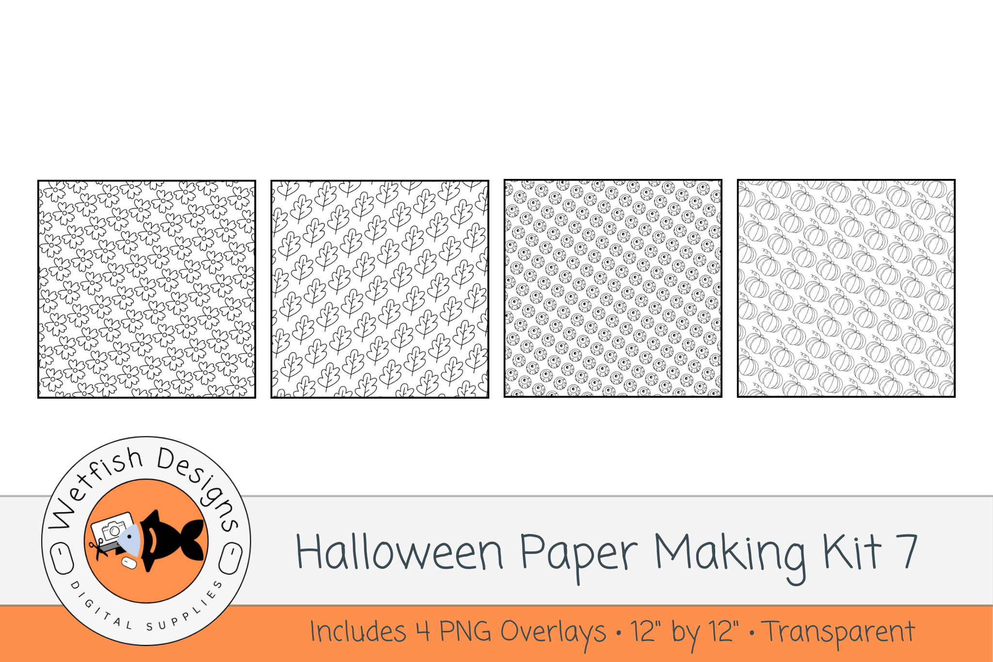 Halloween Paper Making Kit 7 Graphic by Wetfish Designs · Creative Fabrica