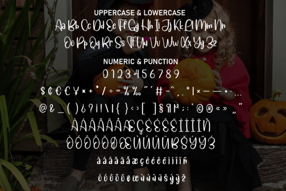 Halloween School Font - Preview 6