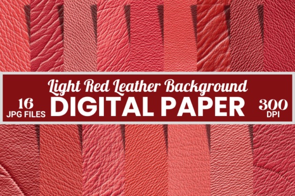 Light Red Leather Pattern Background
