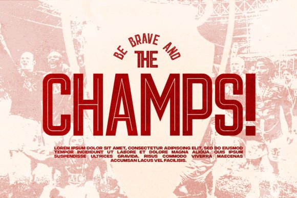 Light Sport Font PNG with transparent background - Preview 2