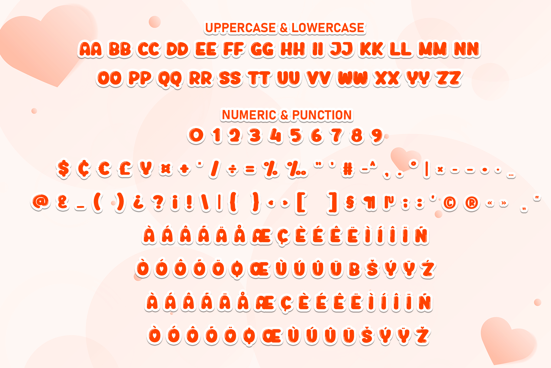 Love Bubble Font - photo 7