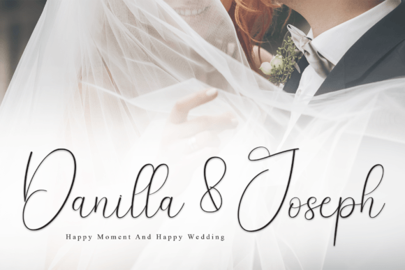 Lovely Romantic Font PNG with transparent background - Preview 1