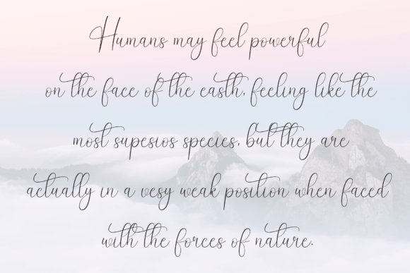 Lovely Romantic Font PNG with transparent background - Preview 5