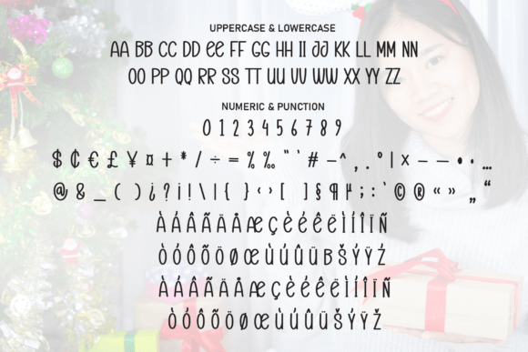 Lucky Christmas Font PNG with transparent background - Preview 6