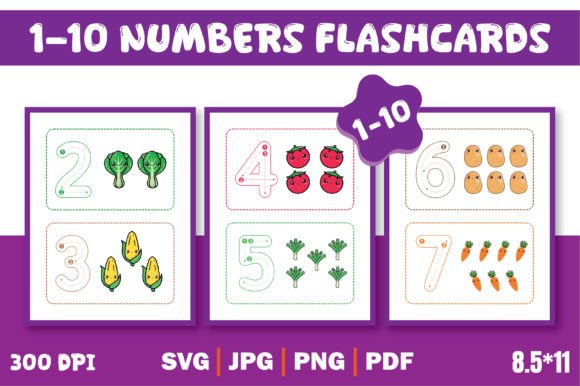 Numbers Flashcards for Kids