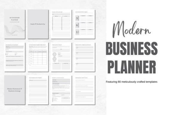 Printable Business Planner Canva