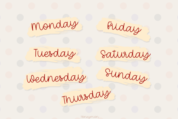 Pumpkin Planner Font font preview - 3