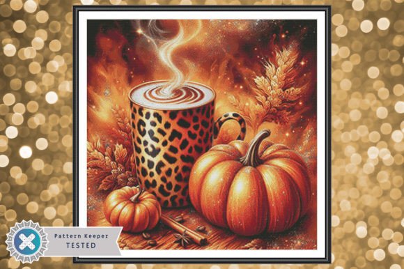 Spice Pumpkin Cross Stitch Pattern PDF