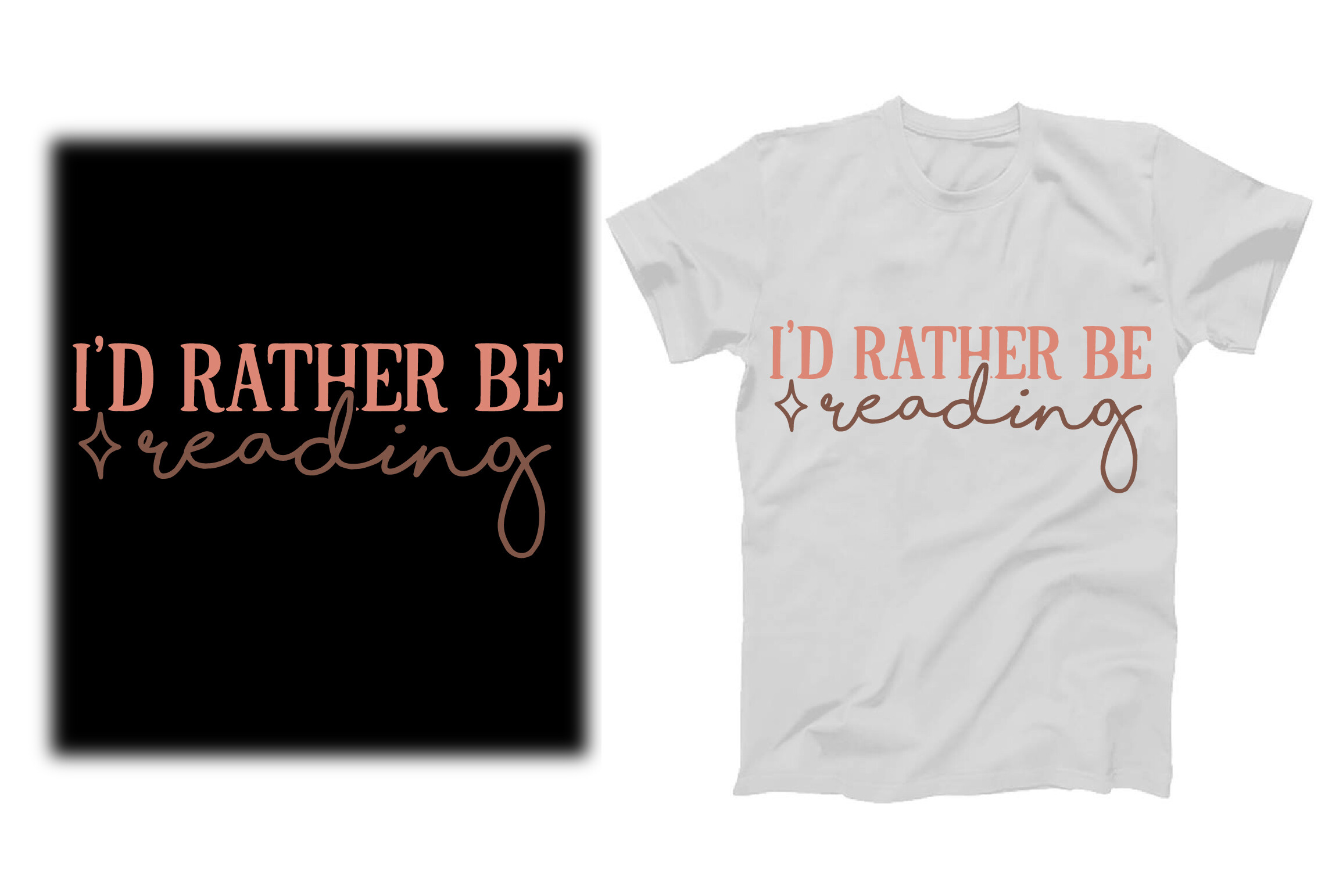 I’d Rather Be Reading Book SVG Graphic by T-SHIRTBUNDLE · Creative Fabrica