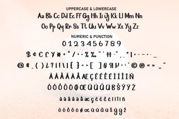 Baseball Font - Preview 6