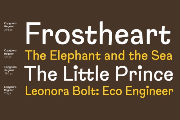 Capybara Font - Preview 3