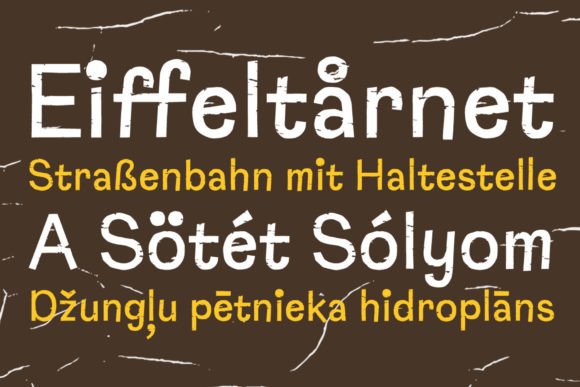 Capybara Rough Font - Preview 2