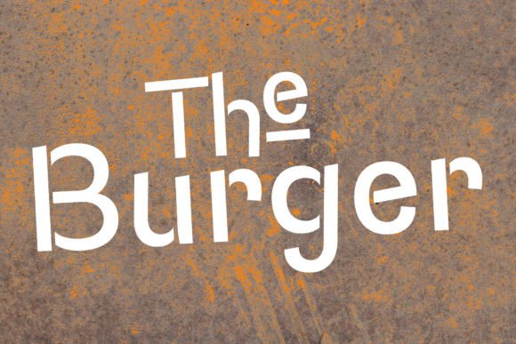 Capybara Stencil Font - Preview 2