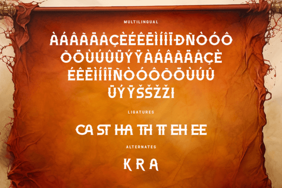 Casthara Font - Preview 4