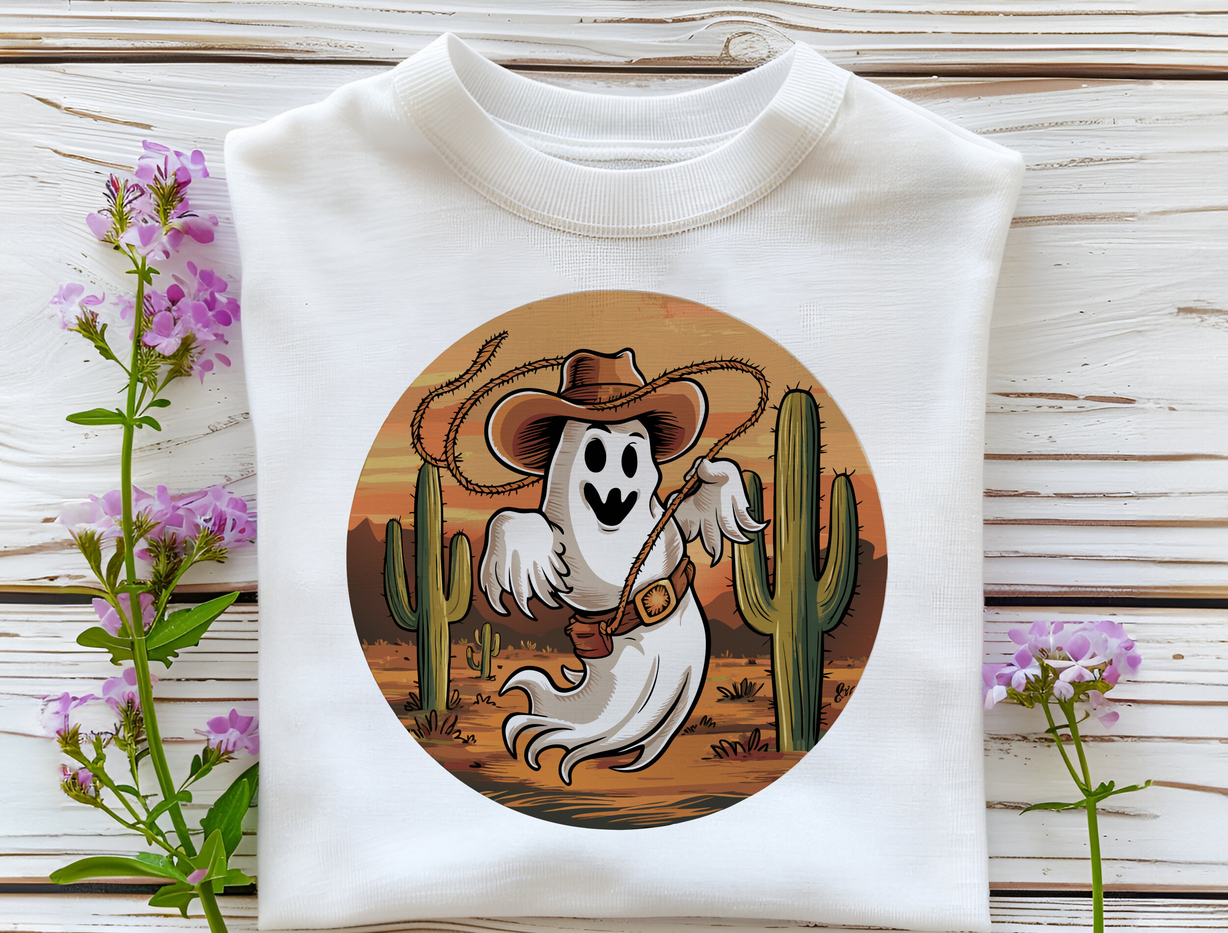 Cowboy Ghost Png, Western Halloween Png Graphic by DeeNaenon · Creative ...