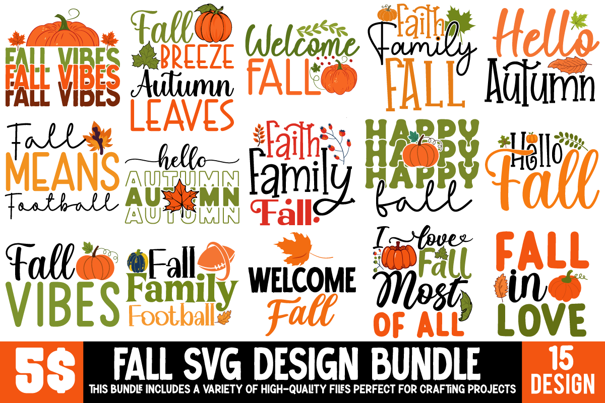 Fall SVG Design Bundle Graphic by Lima Creative · Creative Fabrica