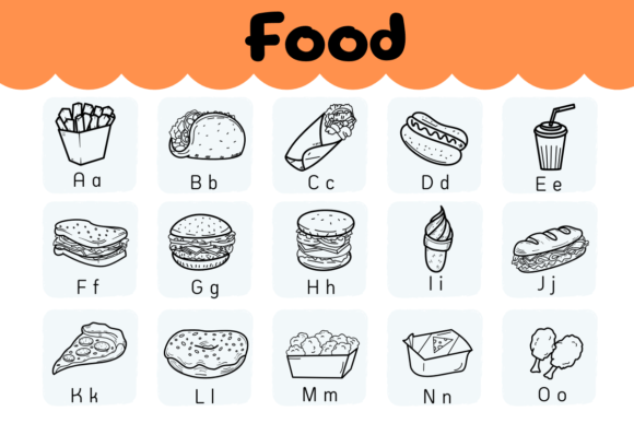 Food Font - Preview 1