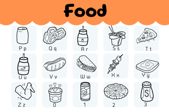 Food Font - Preview 2