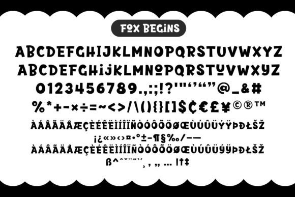Fox Begins Font - Preview 6