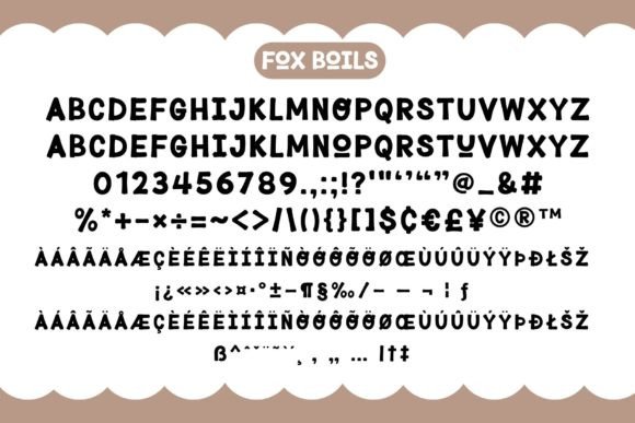Fox Boils Font - Preview 5