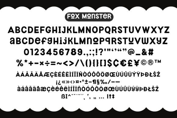 Fox Monster Font - Preview 6