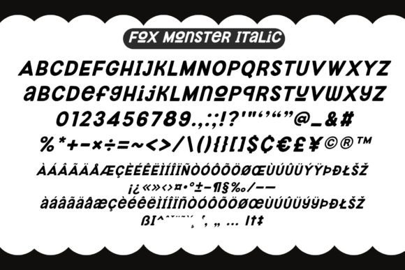 Fox Monster Font - Preview 6