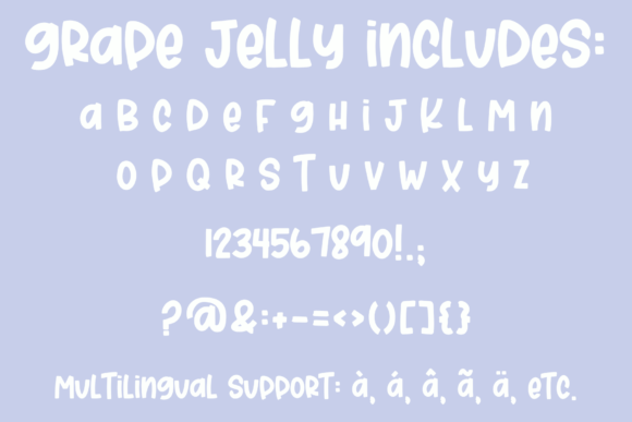 Grape Jelly Font - Preview 1