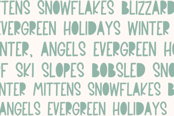 Holly and Jolly Font - Preview 1