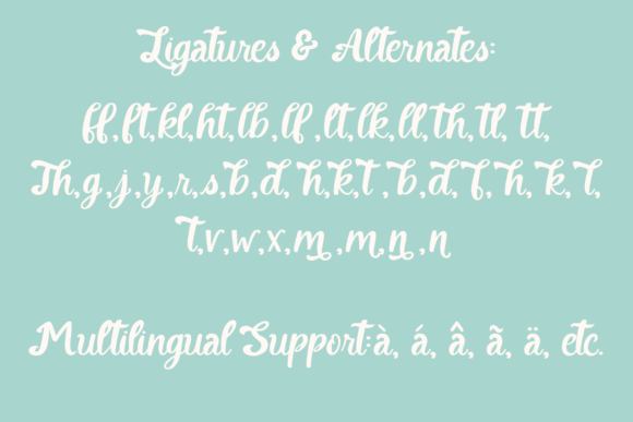 Indie Summer Font PNG with transparent background - Preview 3