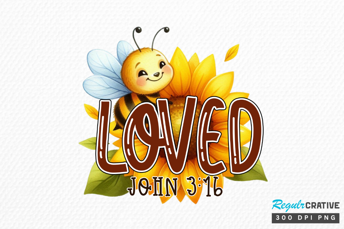 Loved John 316 Sublimation Design Graphic by Regulrcrative · Creative ...