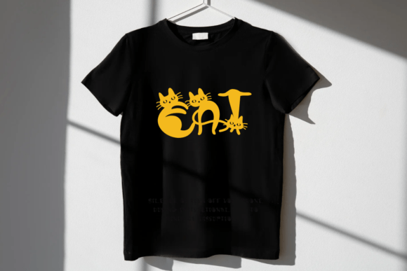 Lovely Cat Font PNG with transparent background - Preview 3