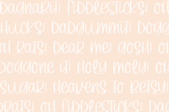 Oh Fiddlesticks Font PNG with transparent background - Preview 6