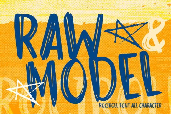 Rociroll Font PNG with transparent background - Preview 3