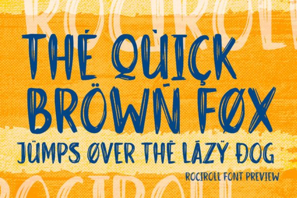 Rociroll Font PNG with transparent background - Preview 5