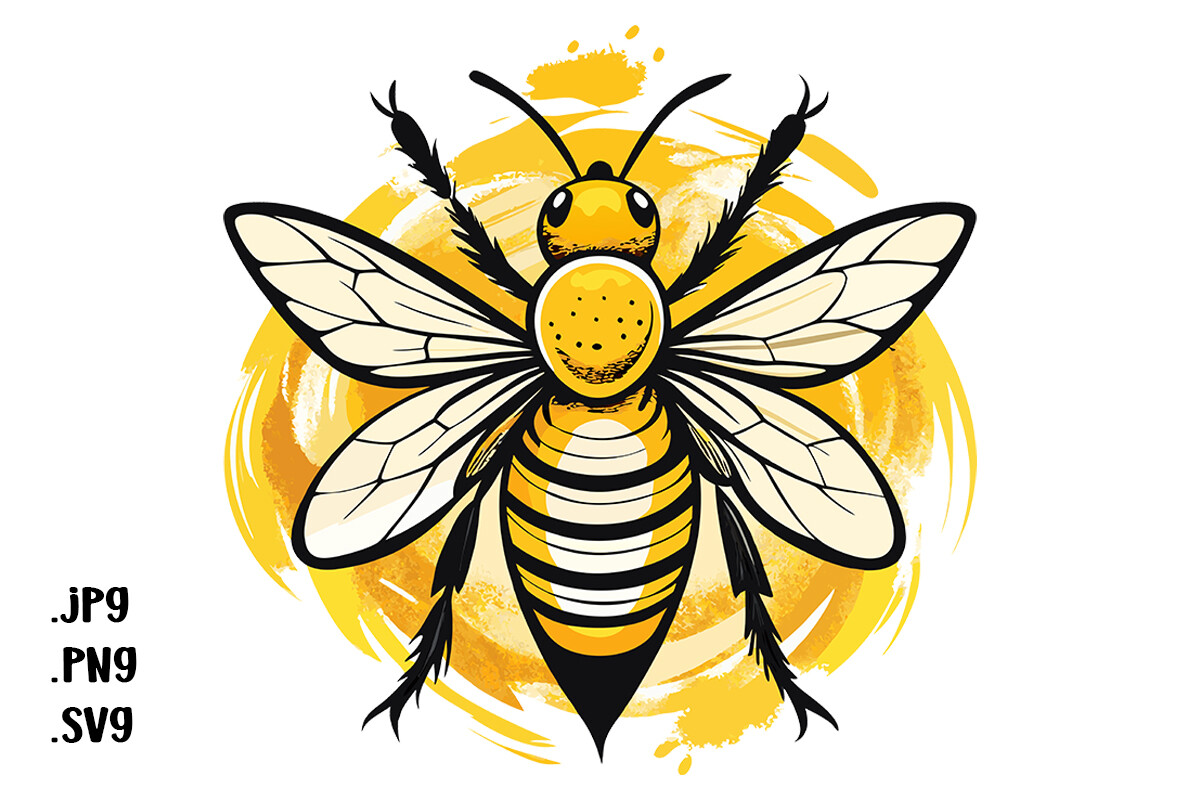Bee Graphic by Joanna Redesiuk · Creative Fabrica