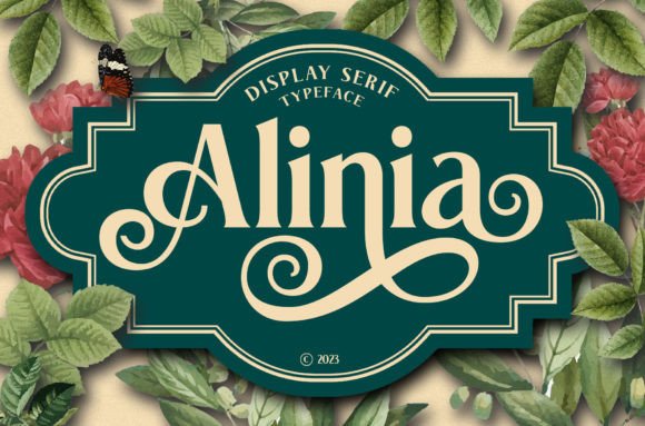 Alinia Font - Preview 1