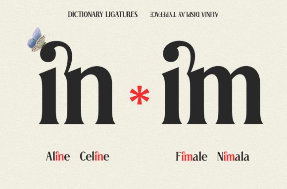 Alinia Font - Preview 5