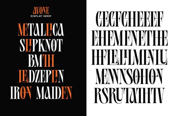 Avone Font - Preview 1