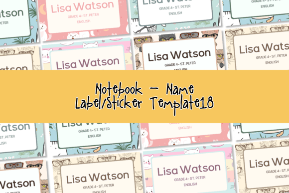Canva Template Name Labels18 printable school labels