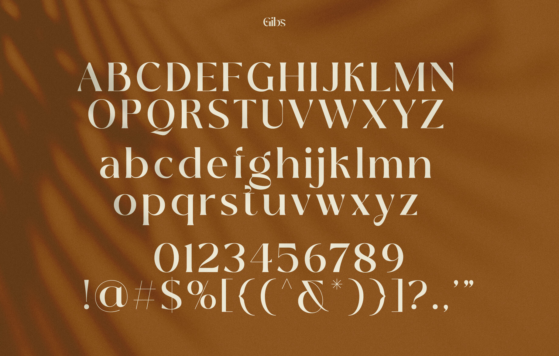 Gibs Font - photo 9