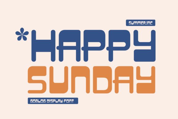 Goblog Font - Preview 1