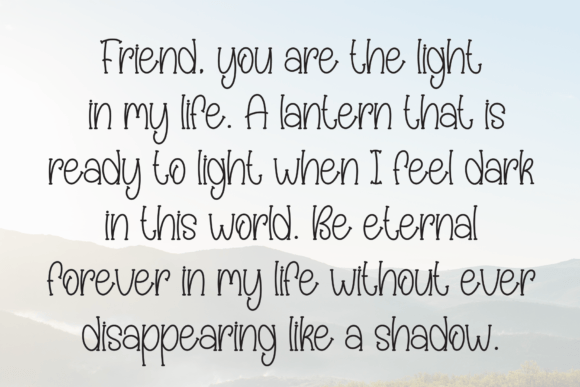 Happy Sunmory Font - Preview 5