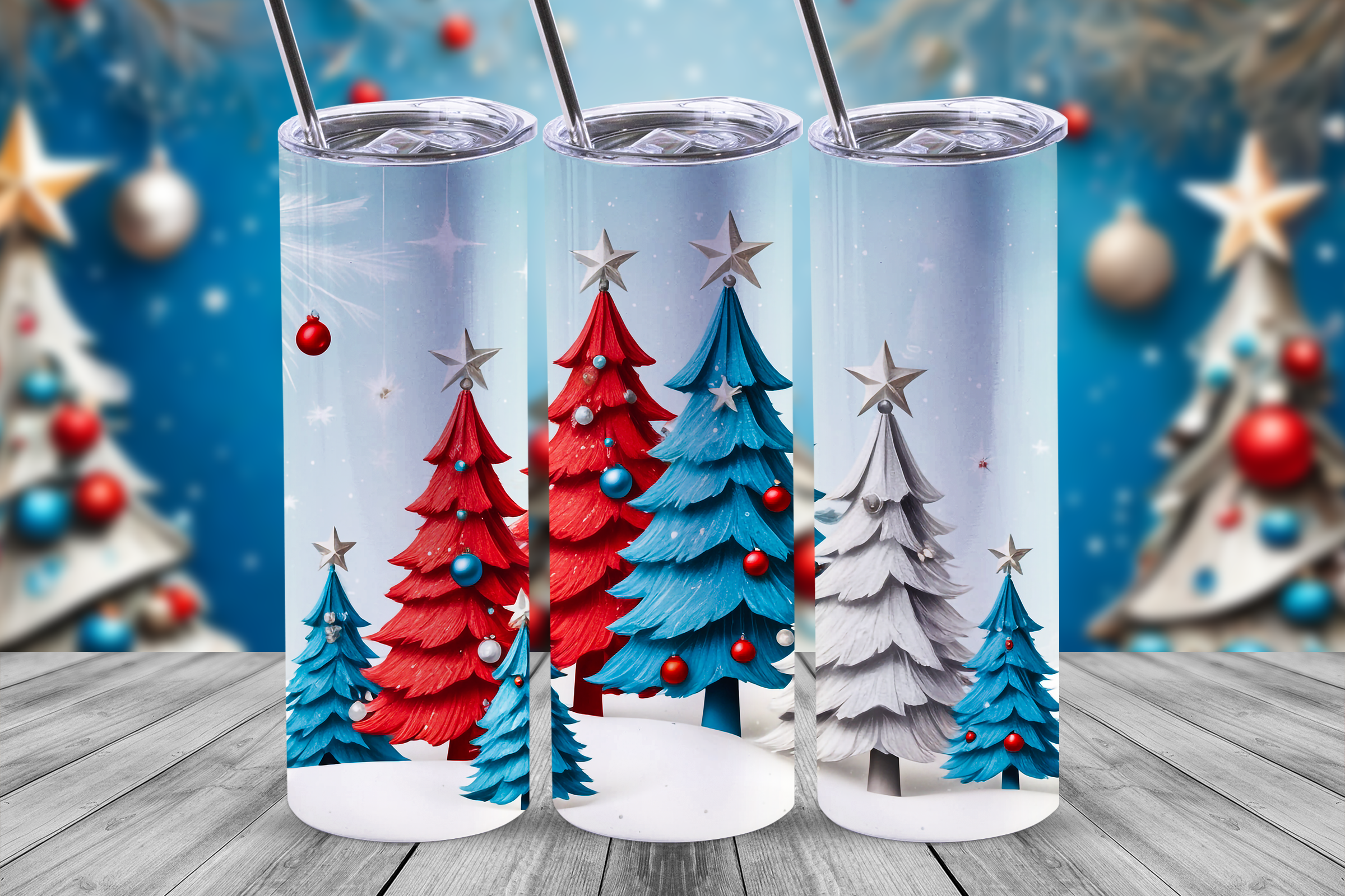 Merry Christmas Tumbler Wrap Graphic by Bliss Wraps · Creative Fabrica