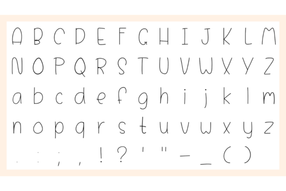 My Easy Day Font PNG with transparent background - Preview 4