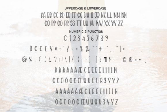 Rain Story Font PNG with transparent background - Preview 6